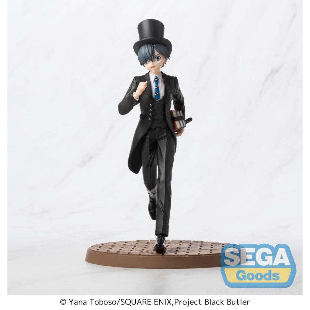 SEGA GOODS BLACK BUTLER CIEL PHANTOMHIVE PUBLIC SCHOOL VERSION LUMINASTA STATUE PVC FIGURE