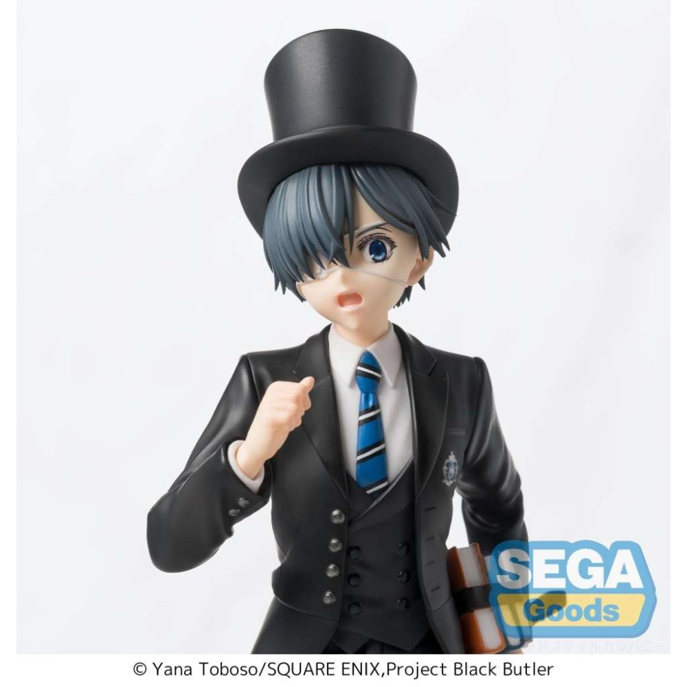 SEGA GOODS BLACK BUTLER CIEL PHANTOMHIVE PUBLIC SCHOOL VERSION LUMINASTA STATUE PVC FIGURE
