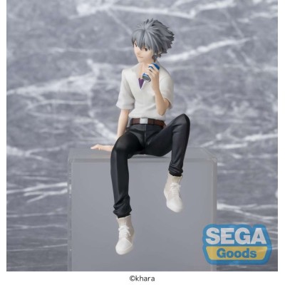 SEGA GOODS REBUILD OF EVANGELION KAWORU NAGISA PM PERCHING STATUE PVC FIGURE