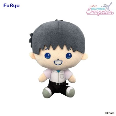 NEON GENESIS EVANGELION SHINJI IKARI PUPAZZO POCKET PELUCHE FIGURE FURYU