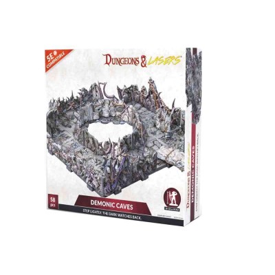 ARCHON STUDIO DUNGEONS AND LASERS DEMONIC CAVES UNPAINTED TERRAIN