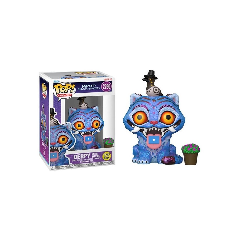 FUNKO POP! K-POP DEMON HUNTERS DERPY WITH SUSSIE BOBBLE HEAD FIGURE FUNKO