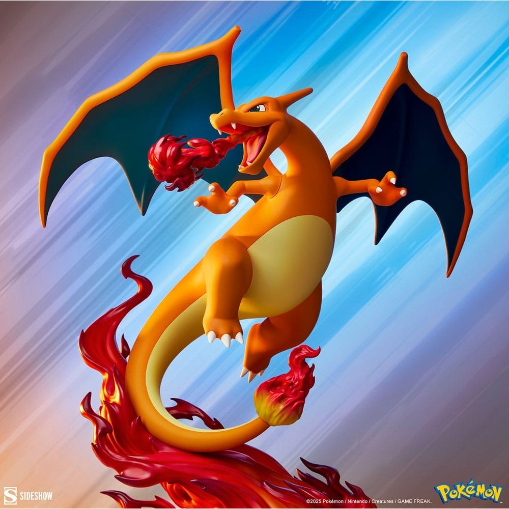 POKEMON CHARIZARD 47CM STATUA FIGURE DIORAMA SIDESHOW