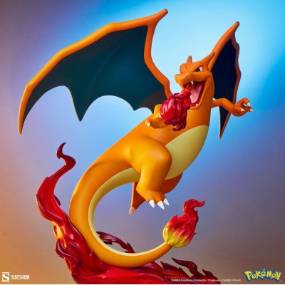 SIDESHOW POKEMON CHARIZARD 47CM RESIN STATUE FIGURE DIORAMA