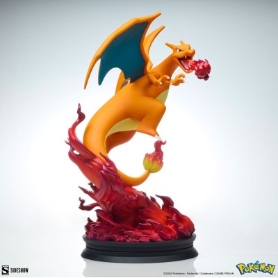 SIDESHOW POKEMON CHARIZARD 47CM RESIN STATUE FIGURE DIORAMA