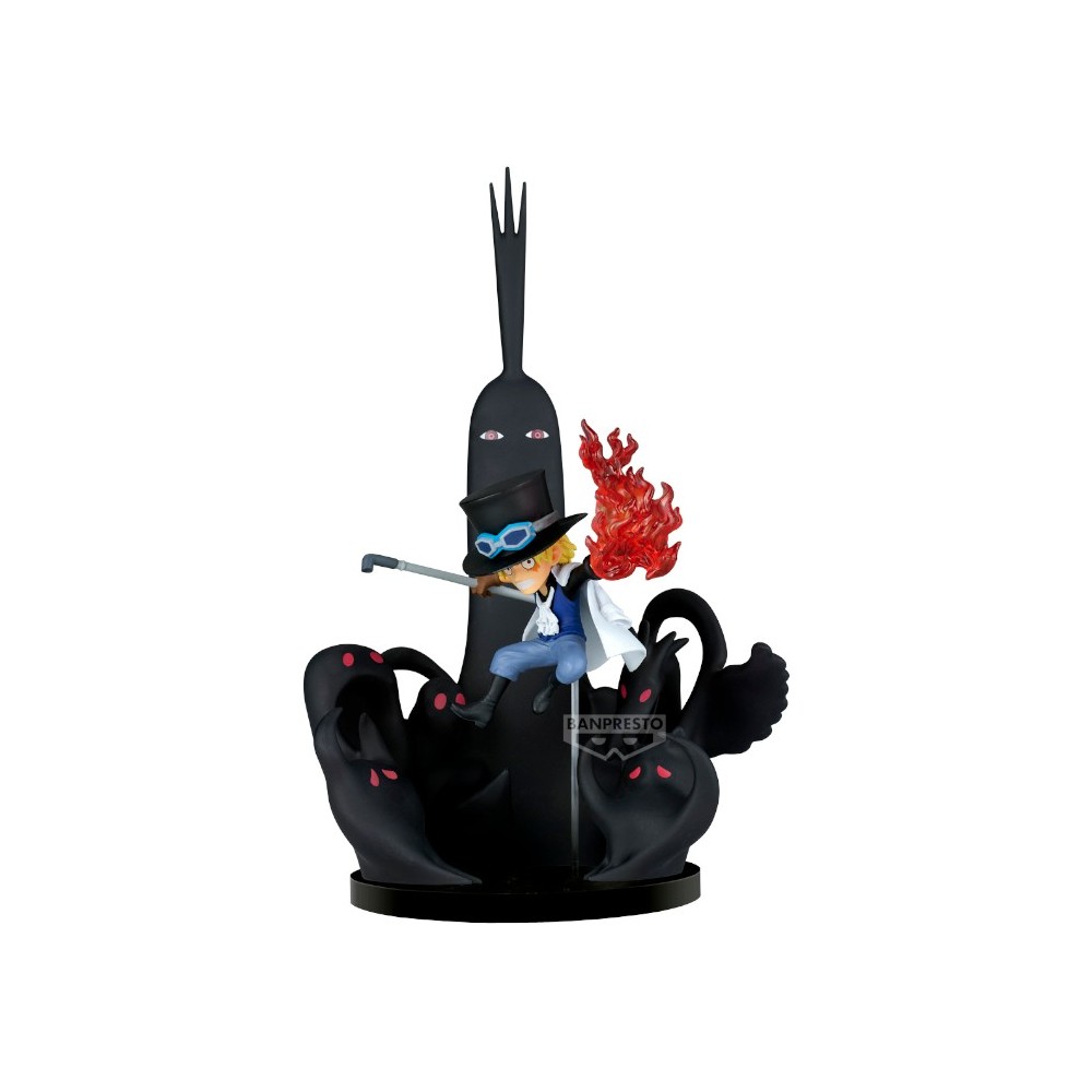 BANPRESTO ONE PIECE WCF SABO VS FIVE ELDERS AND IMU STATUE FIGURE