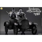 LAUREL AND HARDY ON FORD T 1/12 STATUA FIGURE INFINITE STATUE