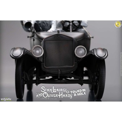 INFINITE STATUE LAUREL AND HARDY ON FORD T 1/12 SCALE RESIN STATUE FIGURE