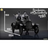 LAUREL AND HARDY ON FORD T 1/12 STATUA FIGURE INFINITE STATUE