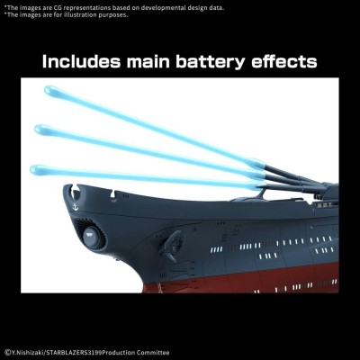 BANDAI SPACE BATTLESHIP YAMATO 3199 EXP. SHIP OF TRASCENDENTAL DIM. 1/1000 SCALE PVC MODEL KIT