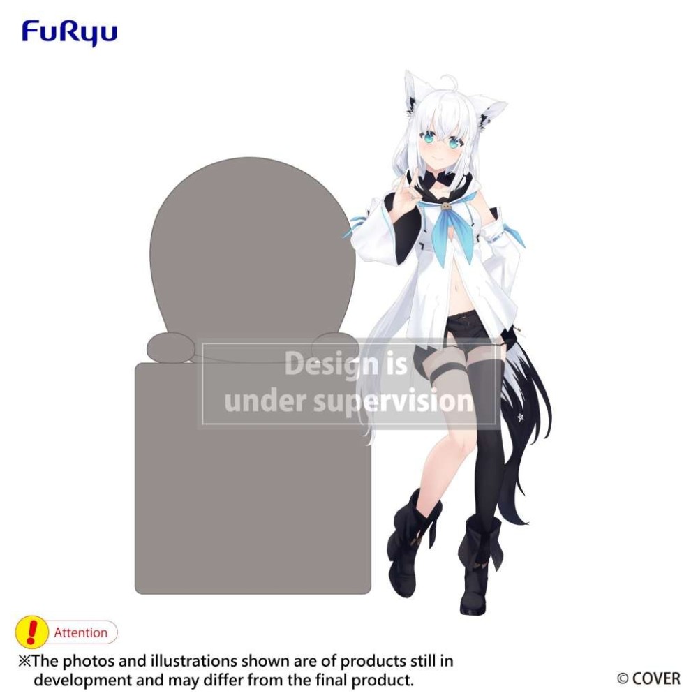 HOLOLIVE PRODUCTION HIKKAKE SHIRAKAMI FUBUKI STATUA FIGURE FURYU