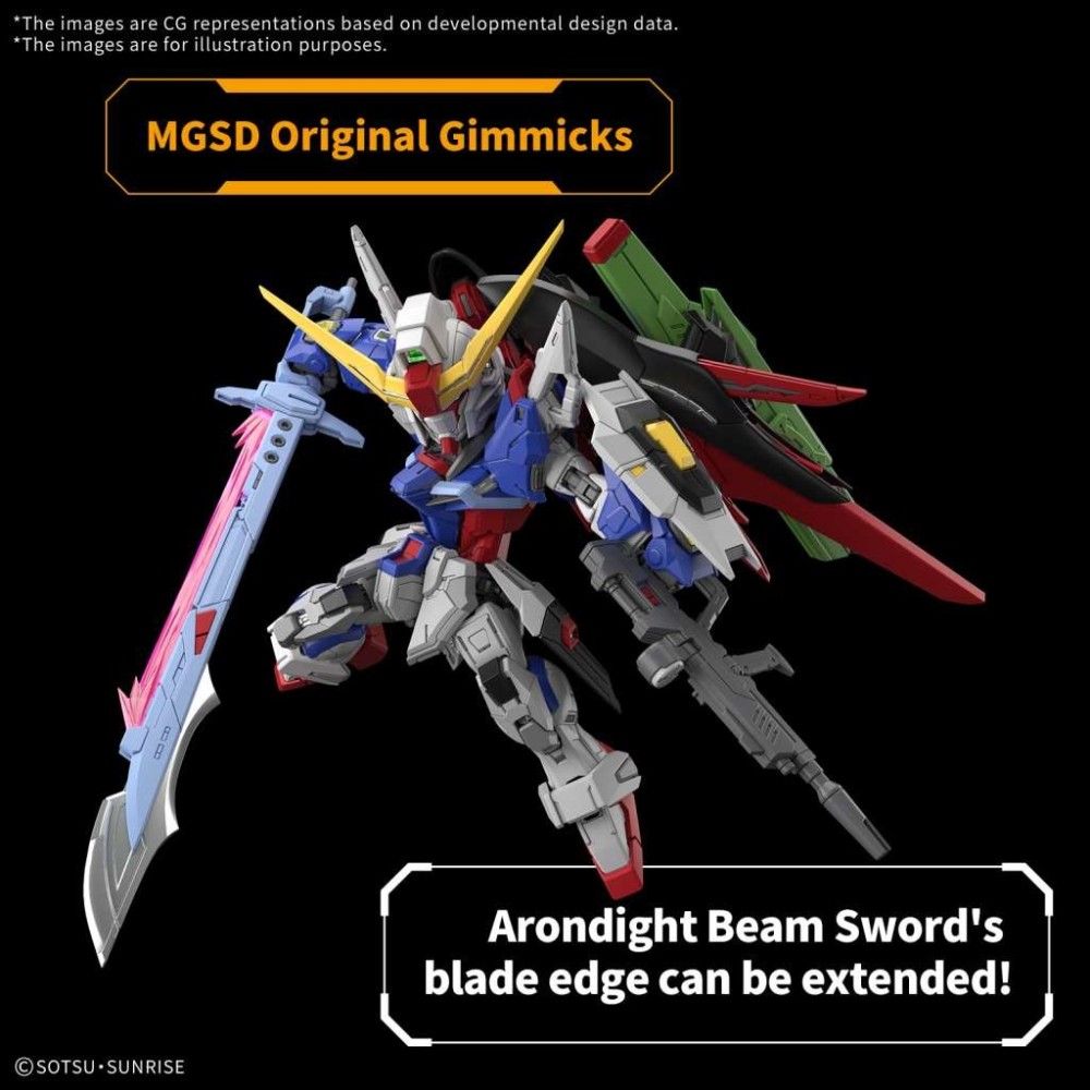 BANDAI MGSD GUNDAM DESTINY PVC MODEL KIT FIGURE