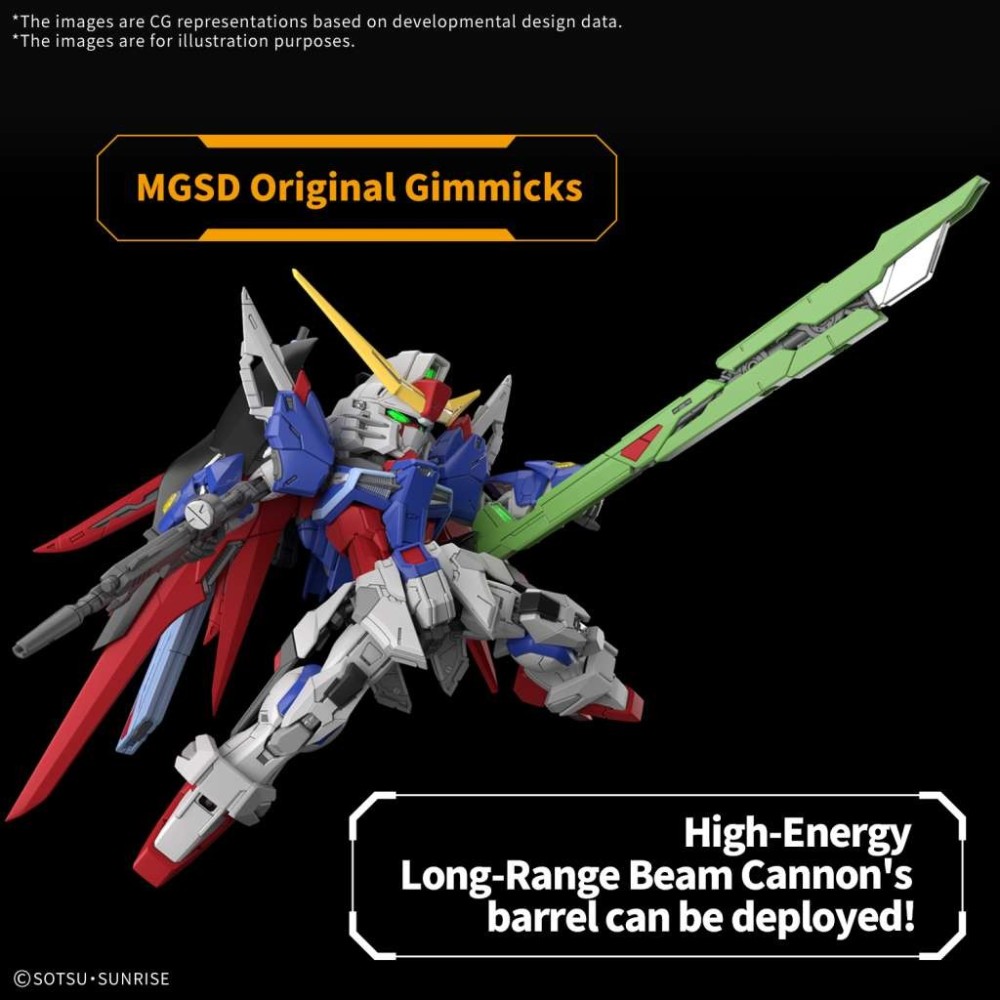 BANDAI MGSD GUNDAM DESTINY PVC MODEL KIT FIGURE