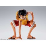 BANDAI ONE PIECE MONKEY D. LUFFY MARINEFORD S.H. FIGUARTS SERIES PVC ACTION FIGURE