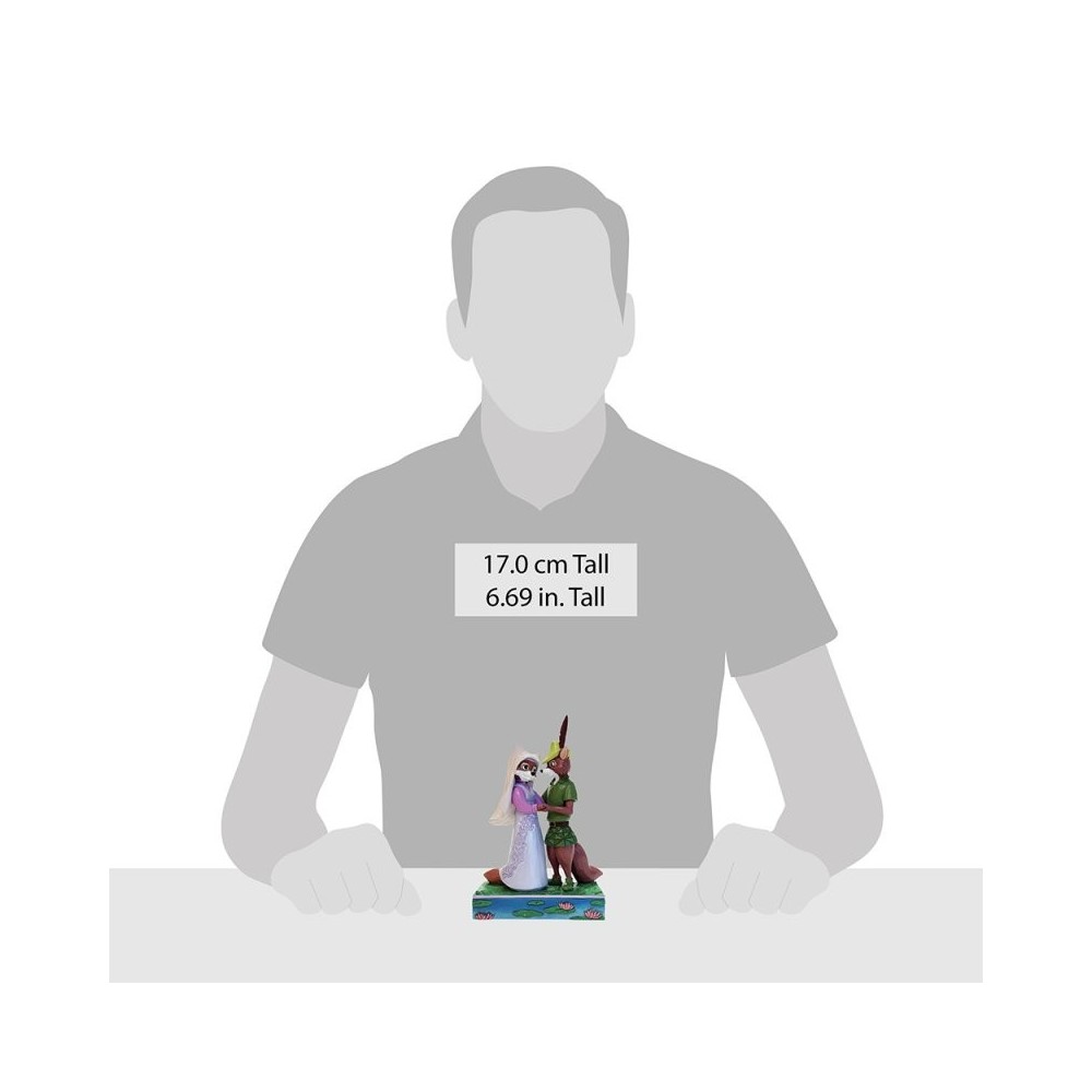 DISNEY TRADITIONS ROBIN HOOD E LADY MARIAN STATUA FIGURE ENESCO