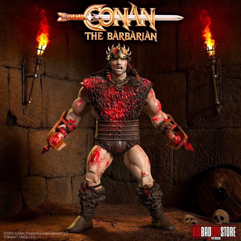 CONAN THE BARBARIAN ULTIMATES BLOOD-SOAKED PIT FIGHTER ACTION FIGURE SUPER7
