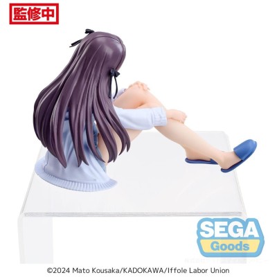 I MAY BE A GUILD RECEPTIONIST BUT I'LL SOLO ANY BOSS TO CLOCK OUT ON TIME PM PERCHING ALINA CLOVER STATUA FIGURE SEGA GOODS