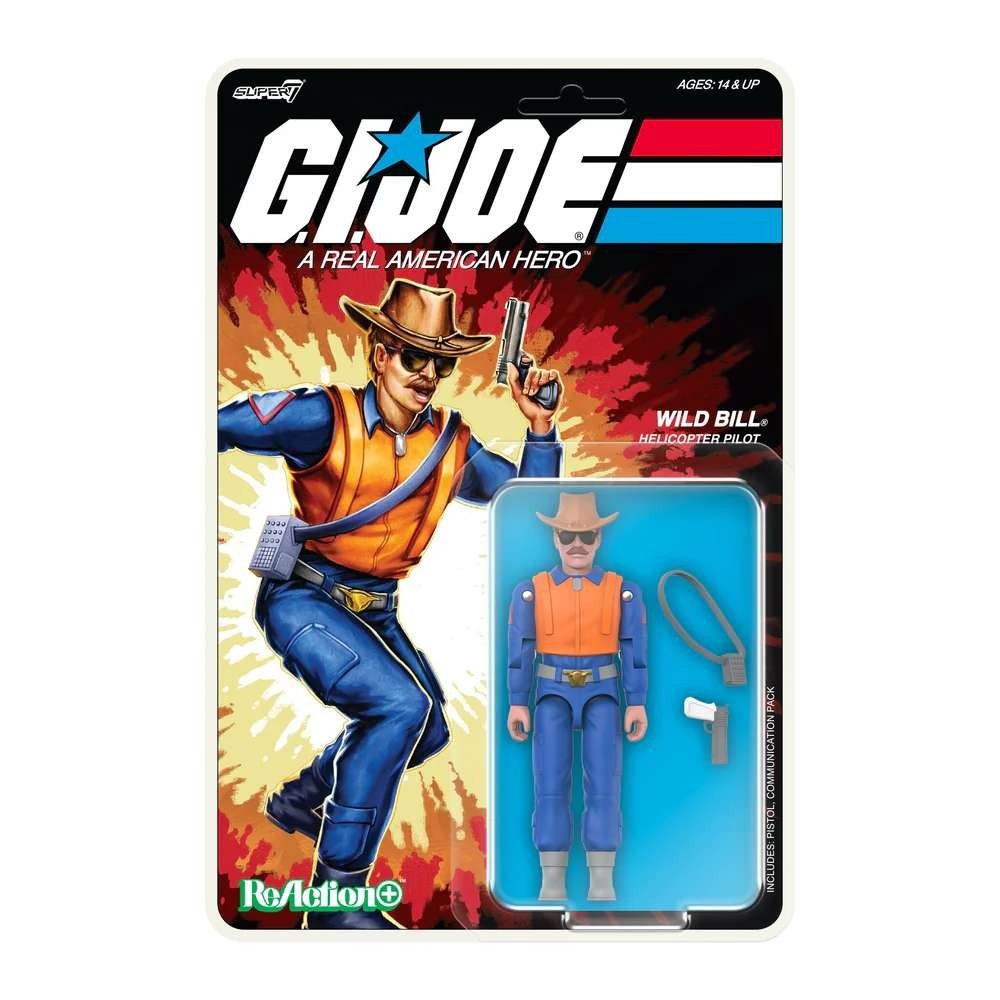G.I. JOE REACTION+ WILD BILL ACTION FIGURE SUPER7
