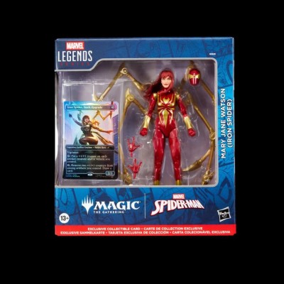 MARVEL LEGENDS X MAGIC THE GATHERING MARY JANE WATSON IRON SPIDER ACTION FIGURE HASBRO