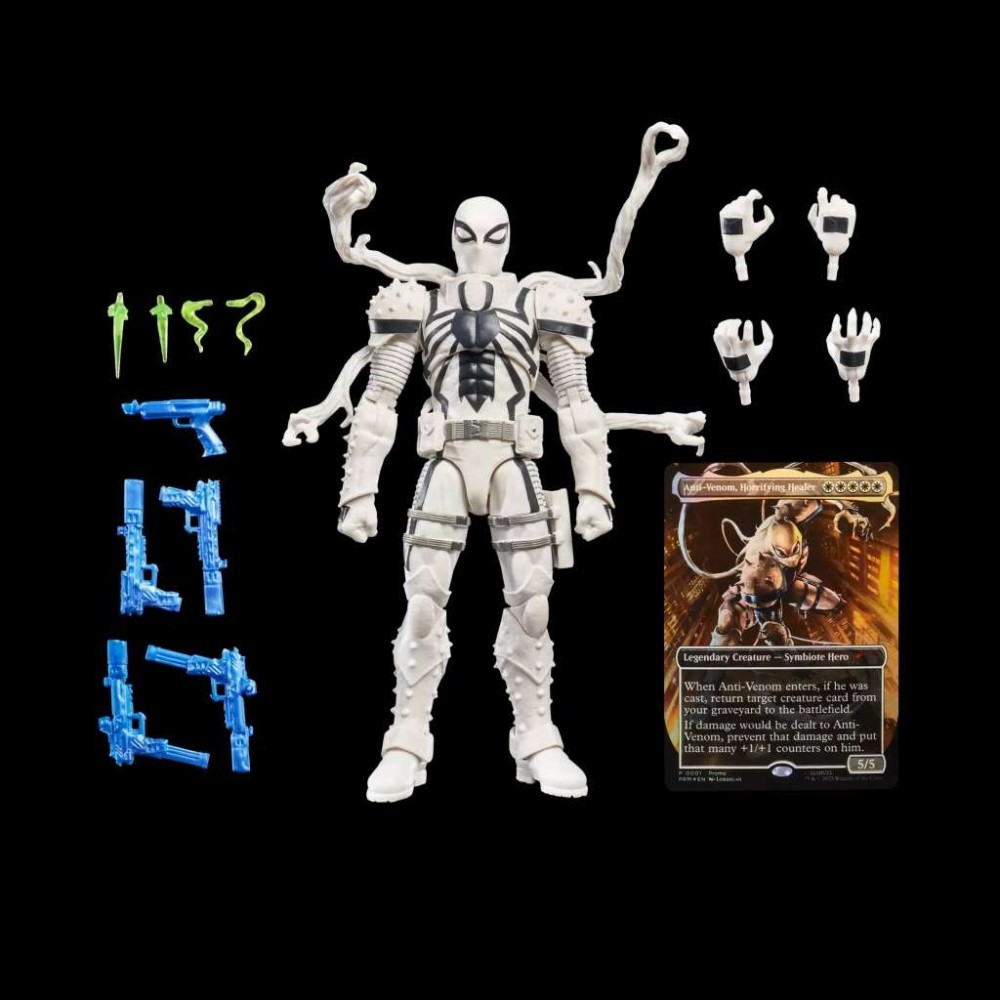 MARVEL LEGENDS X MAGIC THE GATHERING AGENT ANTI-VENOM ACTION FIGURE HASBRO