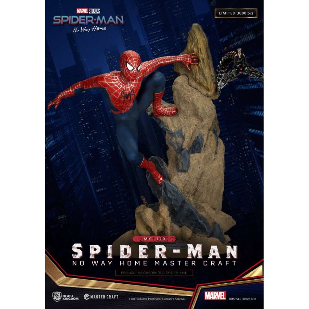 SPIDER-MAN NO WAY HOME FRIENDLY NEIGHBORHOOD SPIDER-MAN MASTER CRAFT STATUA FIGURE BEAST KINGDOM