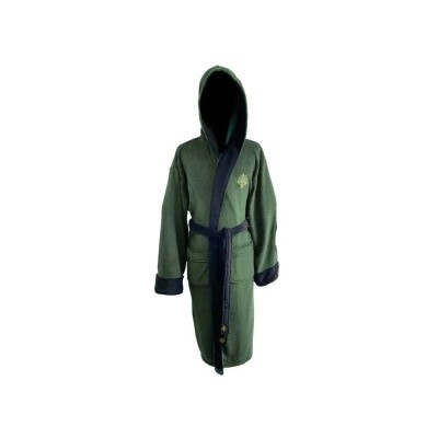 GROOVY UK  LORD OF THE RINGS ELVEN GREEN GOLD FLEECE BATHROBE