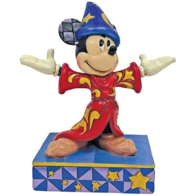 ENESCO DISNEY TRADITIONS SORCERER MICKEY MOUSE STATUE FIGURE