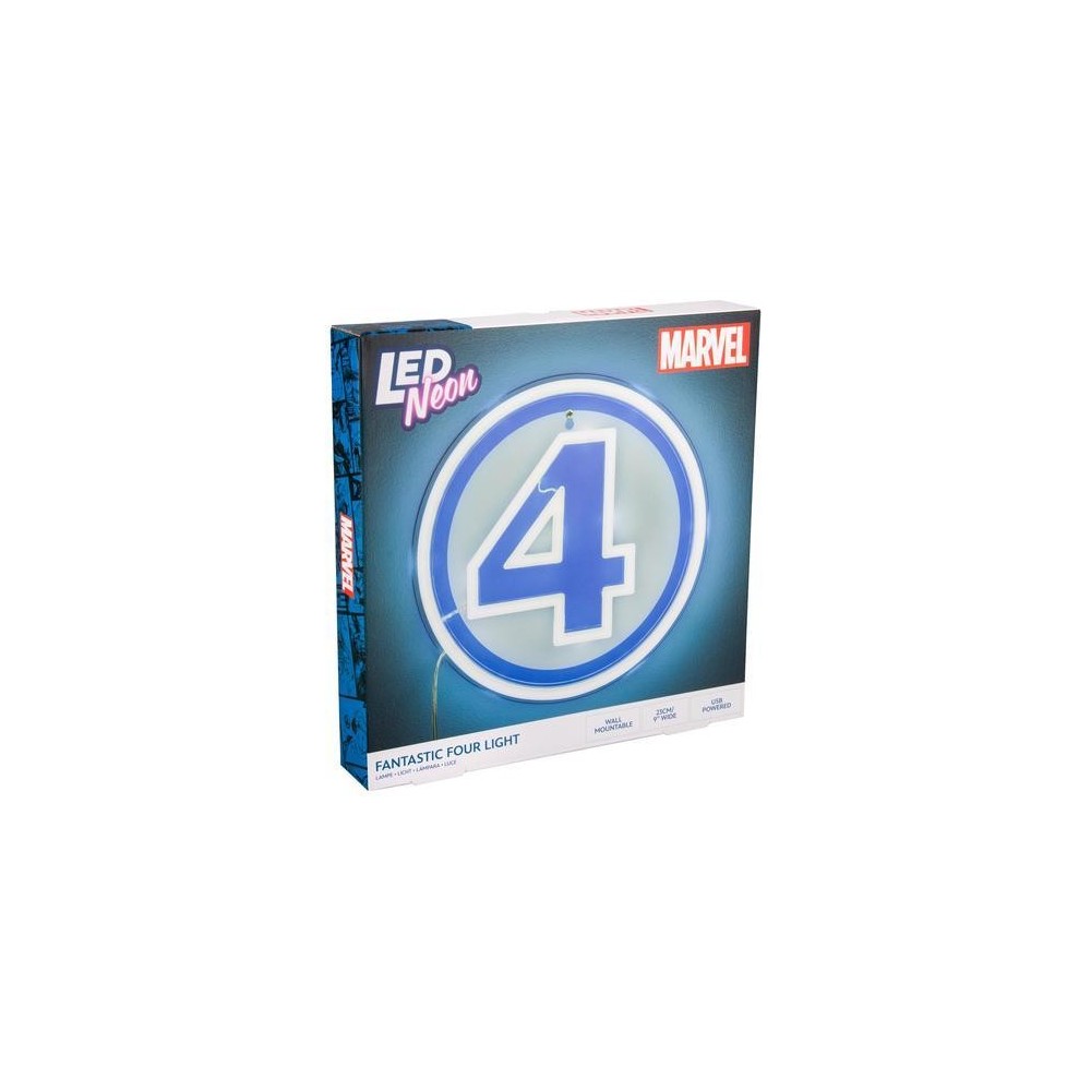 PALADONE PRODUCTS MARVEL FANTASTICI 4 LOGO LED NEON LIGHT