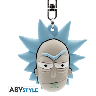 RICK AND MORTY RICK SANCHEZ HEAD 3D PORTACHIAVI ABYSTYLE