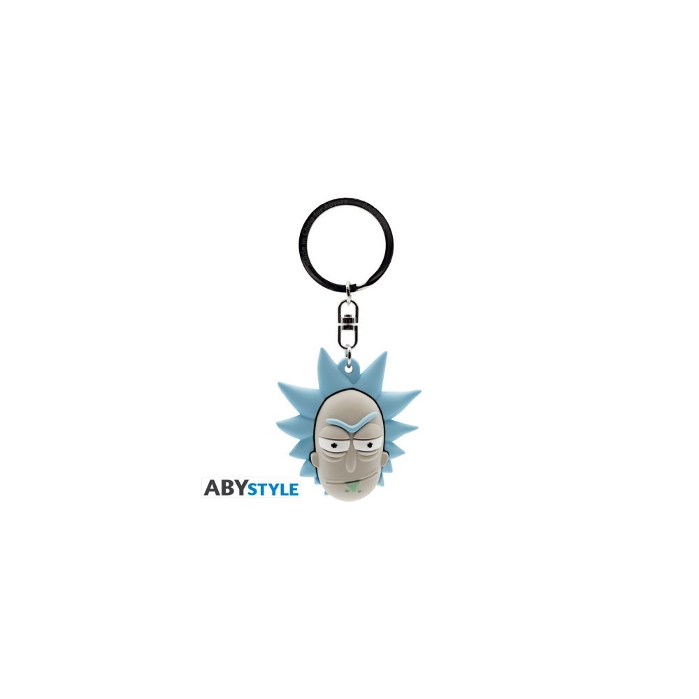 RICK AND MORTY RICK SANCHEZ HEAD 3D PORTACHIAVI ABYSTYLE