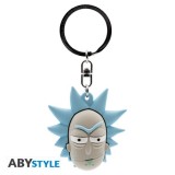 ABYSTYLE RICK AND MORTY RICK SANCHEZ HEAD 3D KEYCHAIN