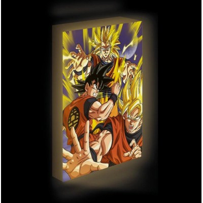 PYRAMID INTERNATIONAL DRAGON BALL Z GOKU SUPER SAIYAN LIGHT CANVAS 30X40CM