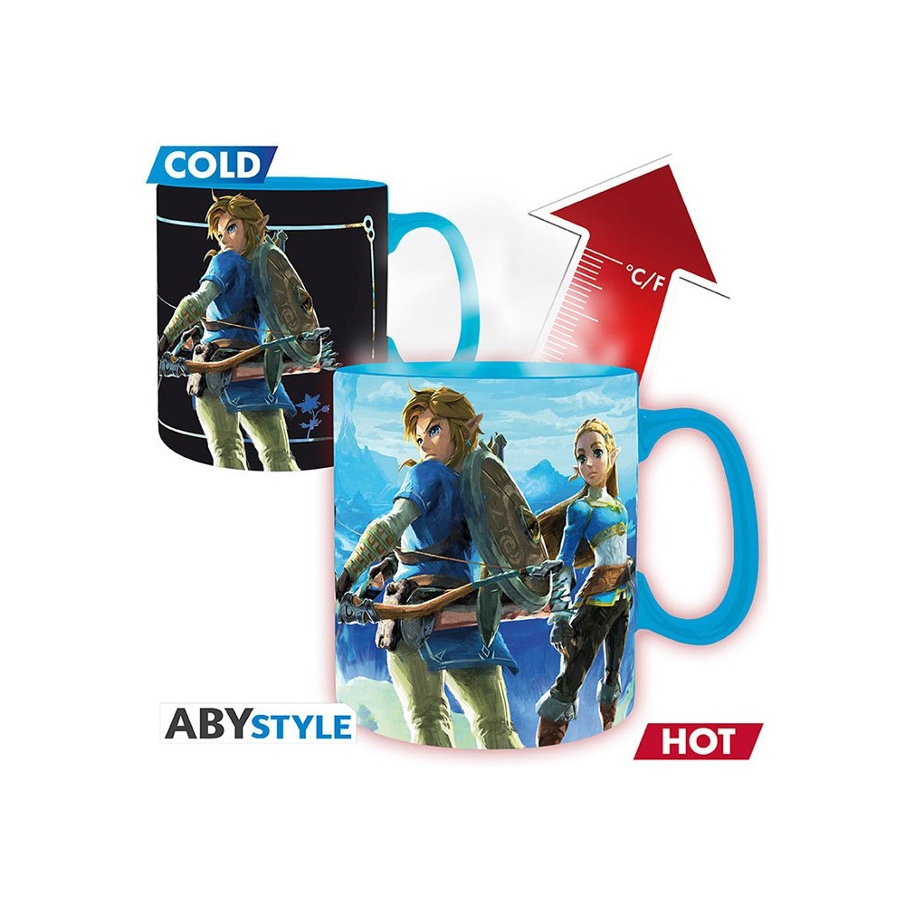 ABYSTYLE THE LEGEND OF ZELDA BREATH OF THE WILD HEAT CHANGING MUG