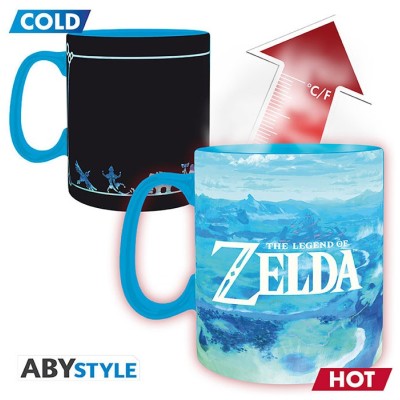 ABYSTYLE THE LEGEND OF ZELDA BREATH OF THE WILD HEAT CHANGING MUG
