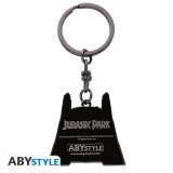 ABYSTYLE JURASSIC PARK GATES KEYRING METAL KEYCHAIN