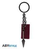 ABYSTYLE NARUTO SHIPPUDEN KUNAI AND EXPLOSIVE TAG KEYRING METAL KEYCHAIN