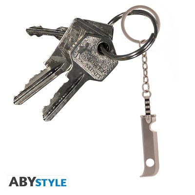 NARUTO SHIPPUDEN ZABUSA'S SWORD PORTACHIAVI IN METALLO ABYSTYLE