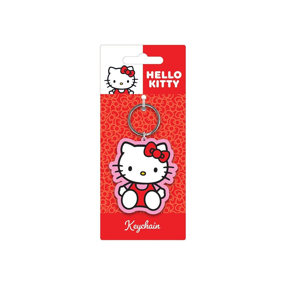 PYRAMID INTERNATIONAL HELLO KITTY POSE KEYCHAIN KEYRING