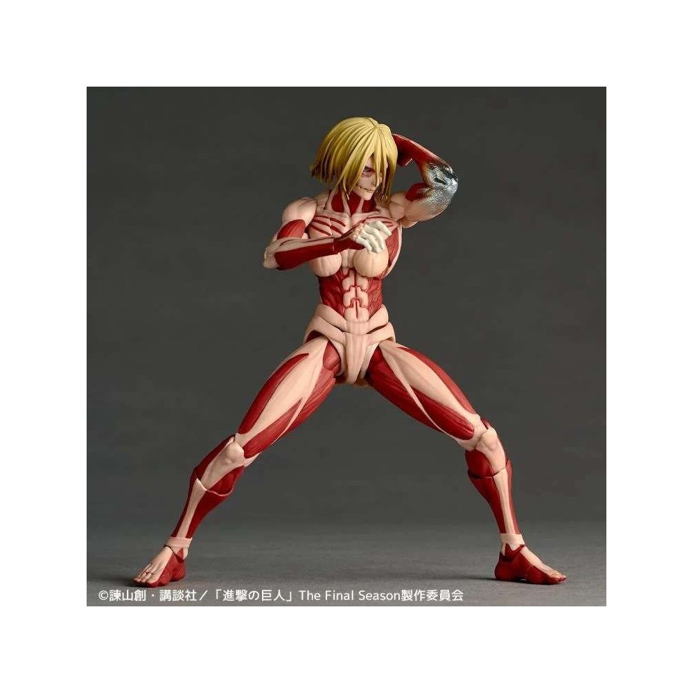 REVOLTECH A.Y. ATTACK ON TITAN FEMALE TITAN RE-RUN ACTION FIGURE KAITENDOH