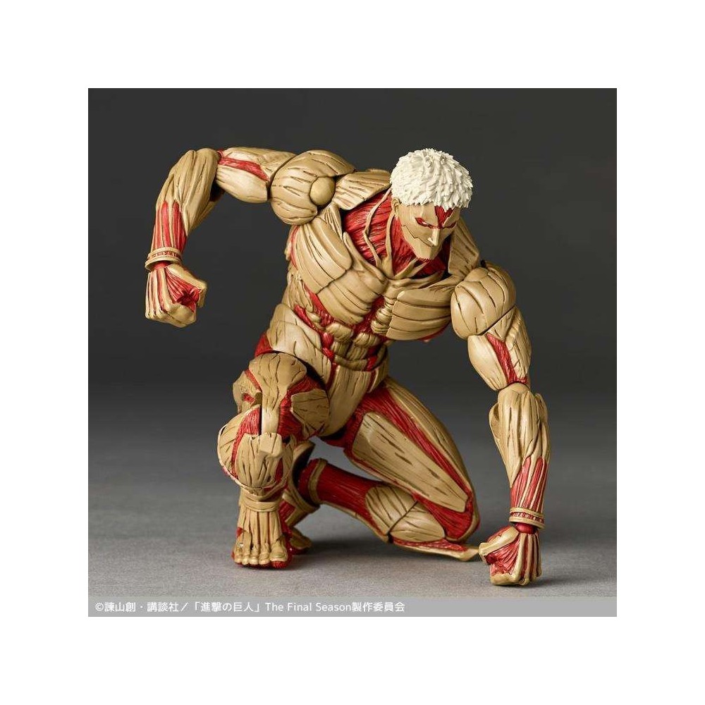 KAITENDOH REVOLTECH A.Y. ATTACK ON TITAN ARMORED TITAN RE-RUN 17CM ACTION FIGURE