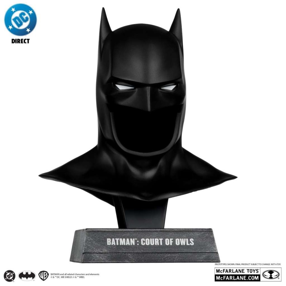 MC FARLANE DC DIRECT BATMAN COURT OF OWLS COWL REPLICA BUST 1/3 FIGURE STATUE