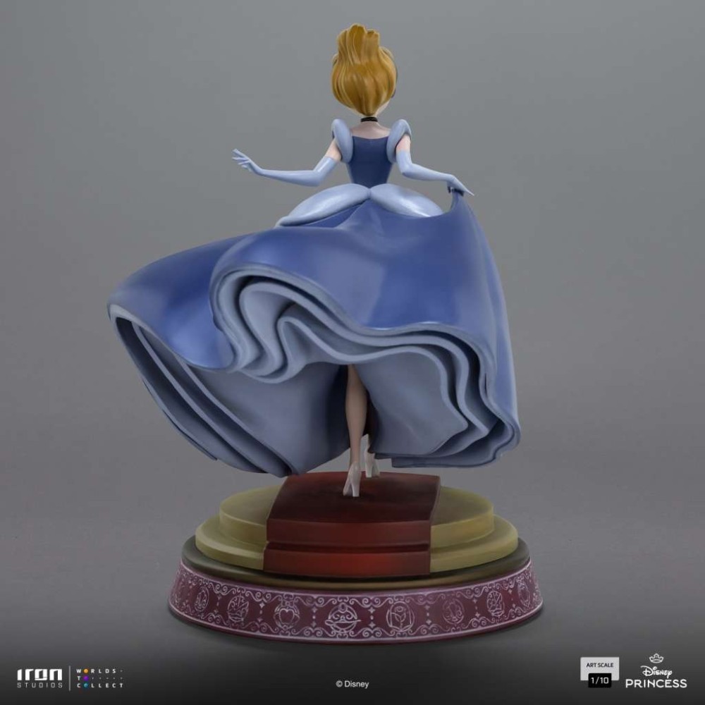 DISNEY'S ANIME PRINCESS CENERENTOLA CINDERELLA STATUA FIGURE IRON STUDIOS