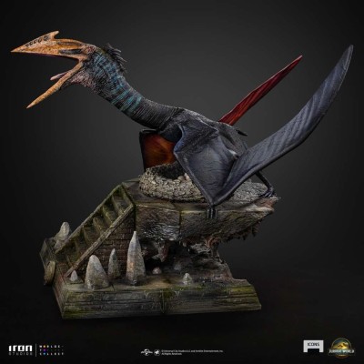 IRON STUDIOS JURASSIC WORLD REBIRTH QUETZALCOATLUS ICONS SERIES RESIN STATUE FIGURE
