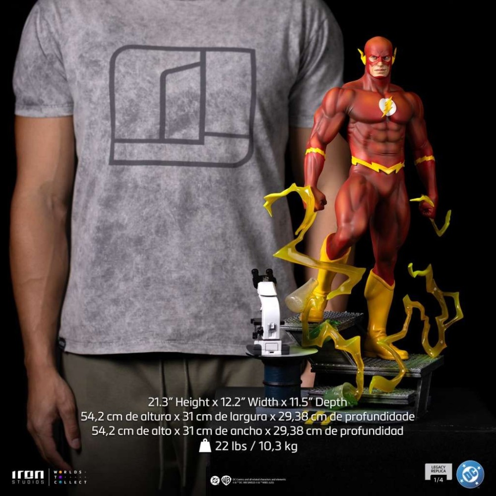 IRON STUDIOS DC COMICS THE FLASH LEGACY REPLICA 1/4 RESIN STATUE FIGURE