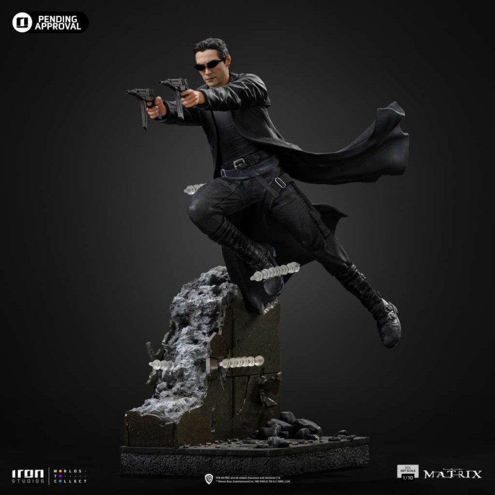 THE MATRIX NEO BDS ART SCALE 1/10 STATUA FIGURE IRON STUDIOS