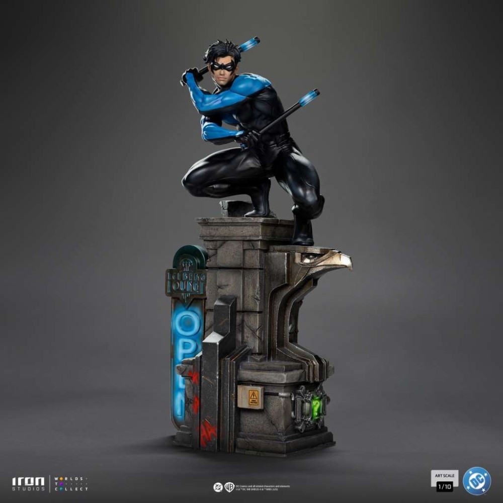 IRON STUDIOS DC COMICS NIGHTWING ART SCALE RESIN STATUE FIGURE