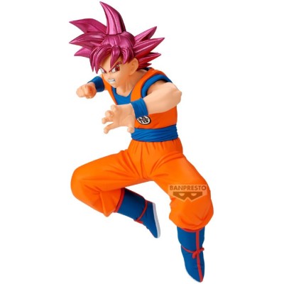 BANPRESTO DRAGON BALL SUPER MATCH MAKERS SUPER SAIYAN GOD GOKU (VS BEERUS) STATUE
