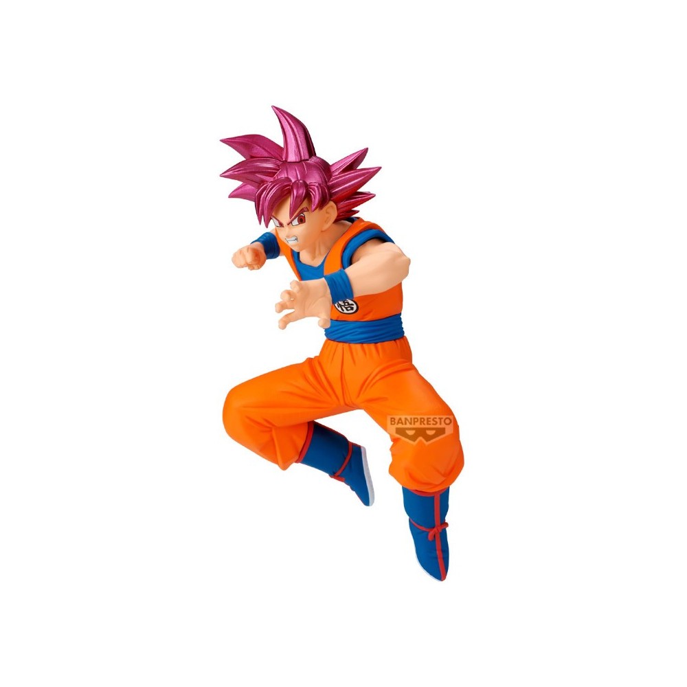 BANPRESTO DRAGON BALL SUPER MATCH MAKERS SUPER SAIYAN GOD GOKU (VS BEERUS) STATUE
