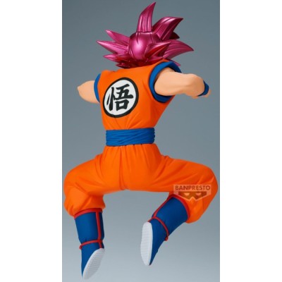 BANPRESTO DRAGON BALL SUPER MATCH MAKERS SUPER SAIYAN GOD GOKU (VS BEERUS) STATUE