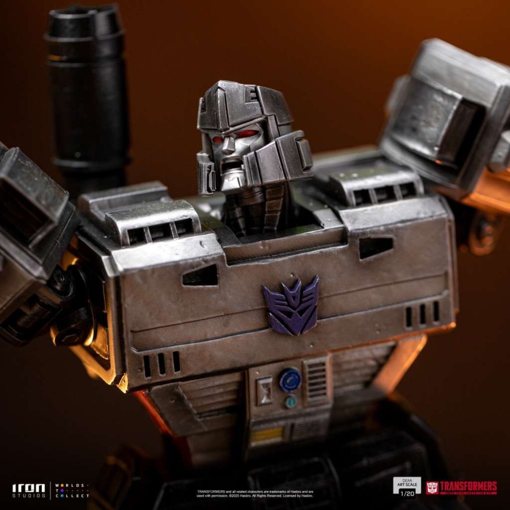 IRON STUDIOS TRANSFORMERS MEGATRON DEMI ART SCALE 1/20 STATUE RESIN FIGURE